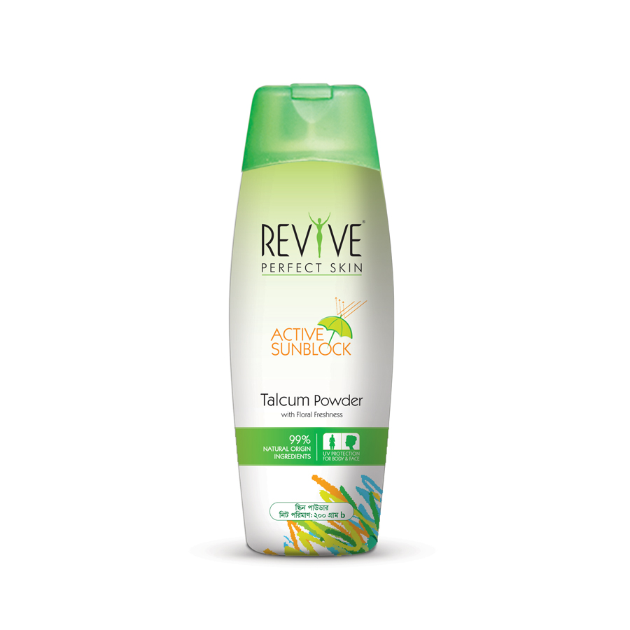 Revive Perfect Skin Talcum Powder (Active Sunblock) – 100g